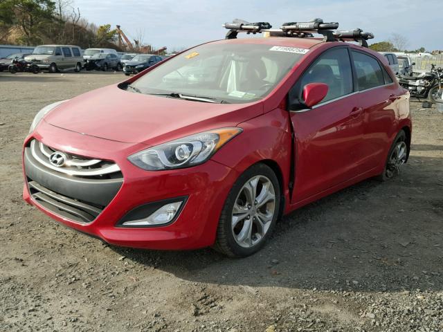 KMHD35LE1DU082702 - 2013 HYUNDAI ELANTRA GT RED photo 2