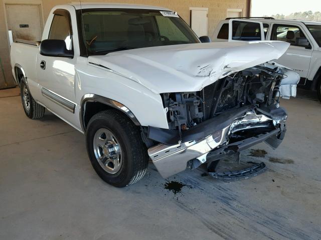 1GCEC14V04Z154654 - 2004 CHEVROLET SILVERADO WHITE photo 1