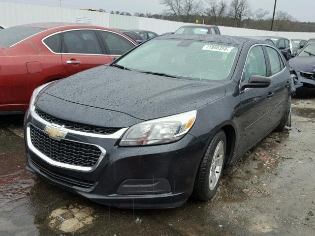 1G11B5SL7FF270554 - 2015 CHEVROLET MALIBU LS BLACK photo 2