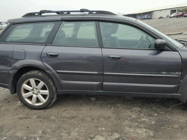 4S4BP62C277321761 - 2007 SUBARU LEGACY OUT GRAY photo 9