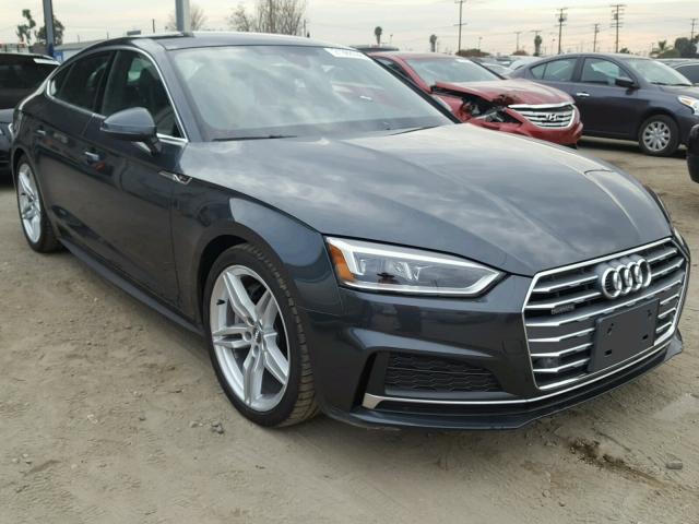 WAUENCF56JA017020 - 2018 AUDI A5 PREMIUM GRAY photo 1