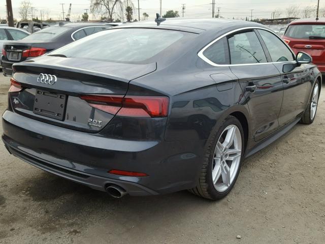 WAUENCF56JA017020 - 2018 AUDI A5 PREMIUM GRAY photo 4