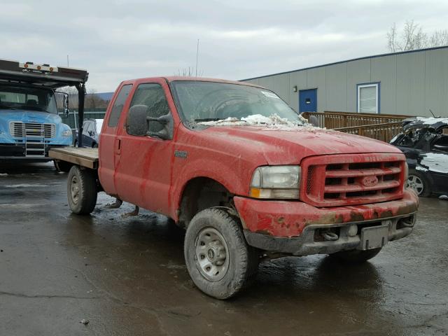 1FTNX21L94EA08693 - 2004 FORD F250 SUPER RED photo 1