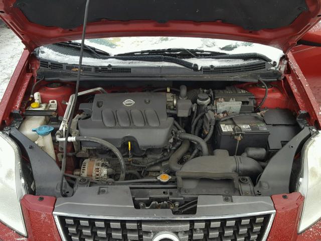 3N1AB61EX8L689218 - 2008 NISSAN SENTRA 2.0 BURGUNDY photo 7