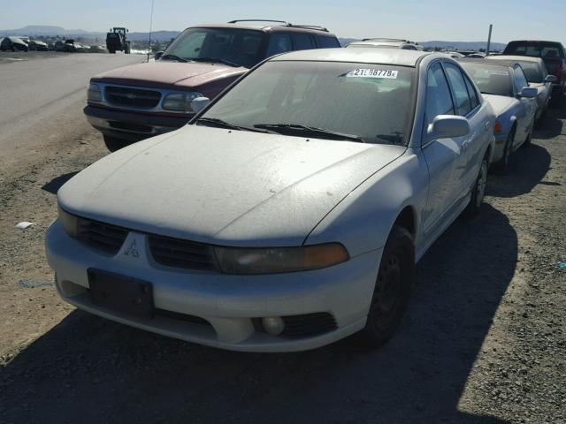 4A3AA46G42E065191 - 2002 MITSUBISHI GALANT ES WHITE photo 2