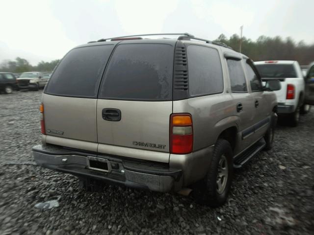 1GNEC13T51J223470 - 2001 CHEVROLET TAHOE C150 TAN photo 4