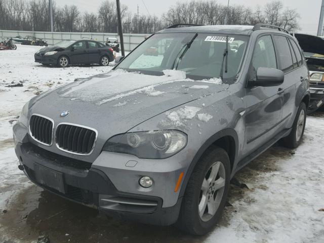 5UXFE43588L026610 - 2008 BMW X5 3.0I GRAY photo 2