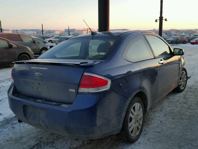 1FAHP33N18W119732 - 2008 FORD FOCUS SE BLUE photo 4