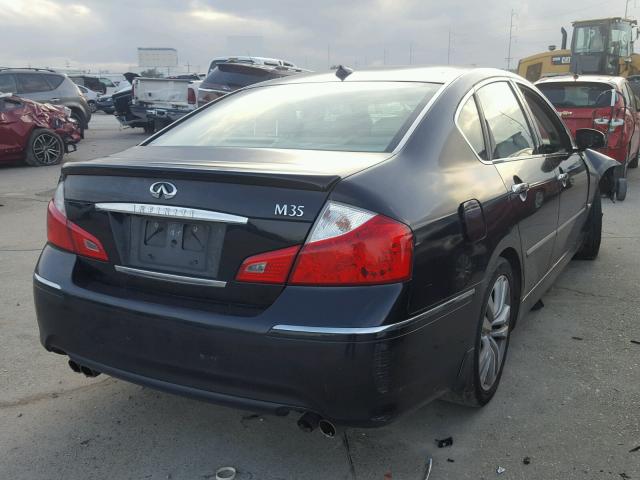 JNKAY01E68M607658 - 2008 INFINITI M35 BASE BLACK photo 4