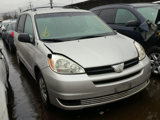 5TDZA23C54S044875 - 2004 TOYOTA SIENNA CE GRAY photo 1