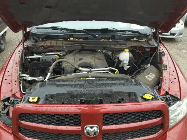 1C6RR7FT9DS587601 - 2013 RAM 1500 ST RED photo 7