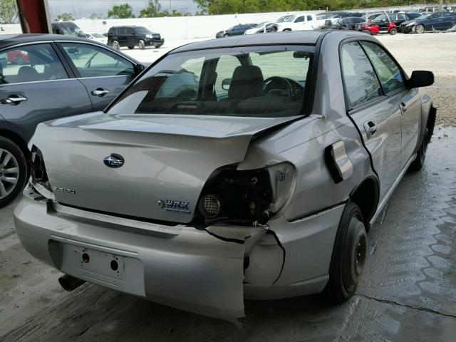 JF1GD79636G504972 - 2006 SUBARU IMPREZA WR GRAY photo 4