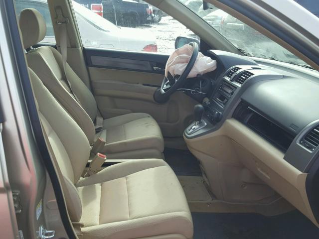 5J6RE48338L033805 - 2008 HONDA CR-V LX GOLD photo 5