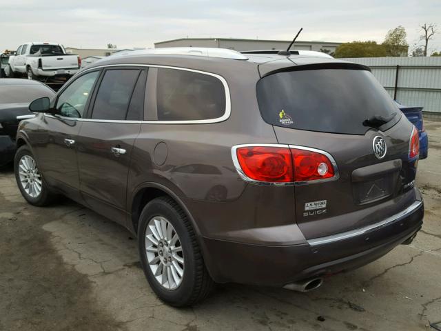 5GAEV23738J115257 - 2008 BUICK ENCLAVE CX BROWN photo 3