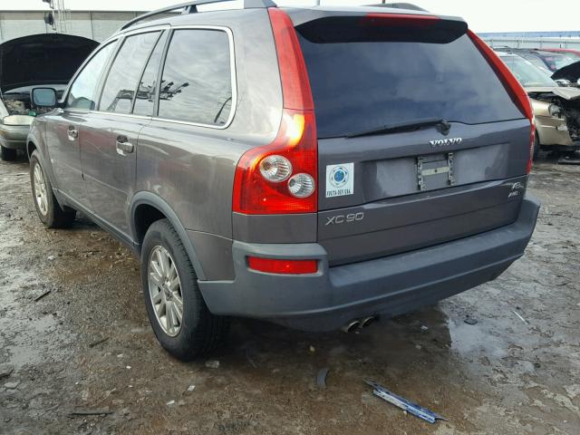 YV1CZ852451202833 - 2005 VOLVO XC90 V8 GRAY photo 3