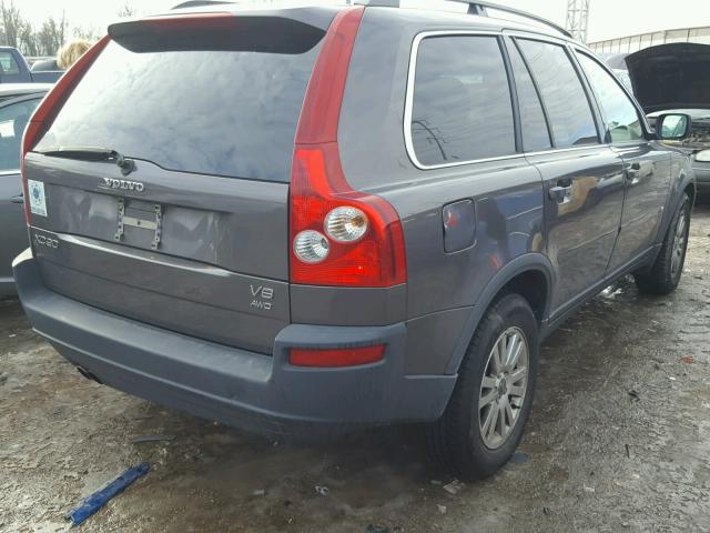 YV1CZ852451202833 - 2005 VOLVO XC90 V8 GRAY photo 4