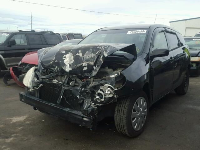 2T1KR32E17C665224 - 2007 TOYOTA COROLLA MA BLACK photo 2