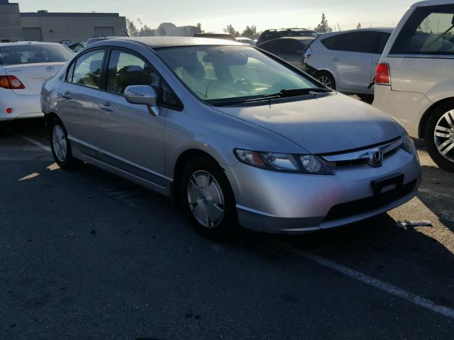 JHMFA36217S004489 - 2007 HONDA CIVIC HYBR GRAY photo 1