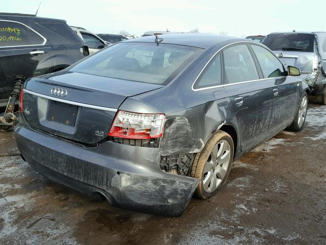 WAUEV74F78N027349 - 2008 AUDI A6 S-LINE GRAY photo 4