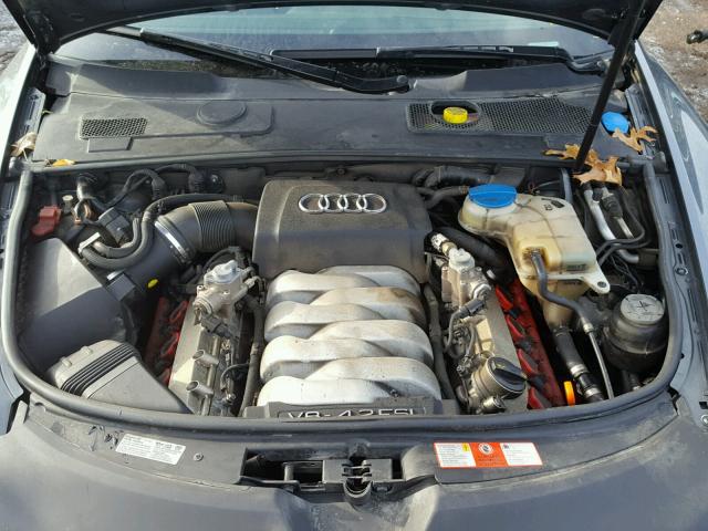 WAUEV74F78N027349 - 2008 AUDI A6 S-LINE GRAY photo 7