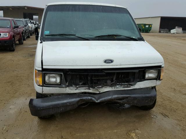 1FTRE14W0XHC11059 - 1999 FORD ECONOLINE WHITE photo 9