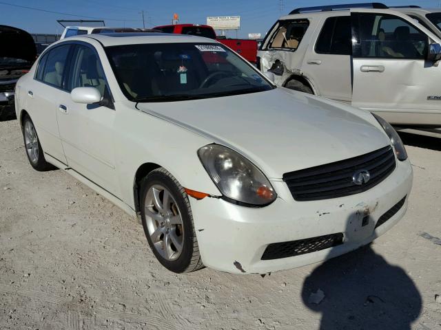 JNKCV51E95M211072 - 2005 INFINITI G35 WHITE photo 1