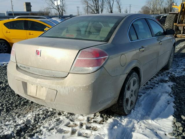 1G8ZS57B58F273914 - 2008 SATURN AURA XE TAN photo 4