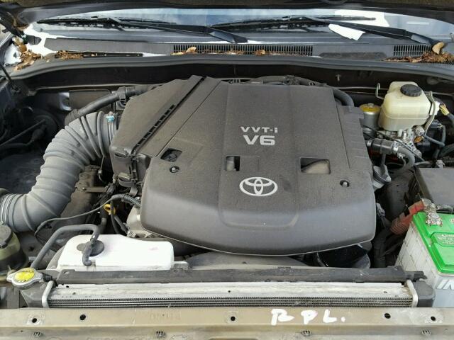 JTEZU14R878091245 - 2007 TOYOTA 4RUNNER SR GRAY photo 7