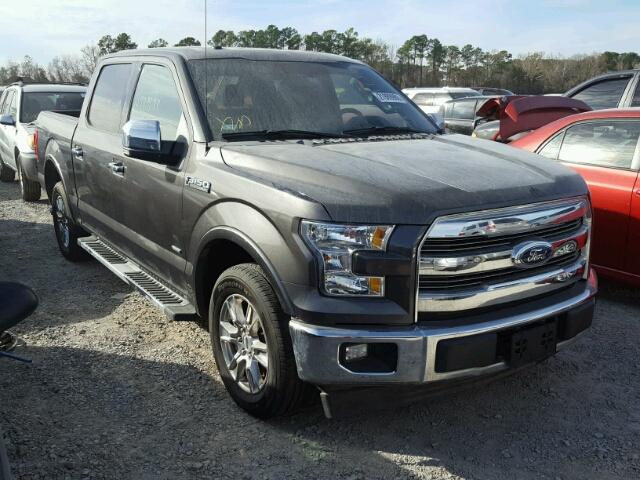 1FTEW1CP0HKC70462 - 2017 FORD F150 SUPER GRAY photo 1