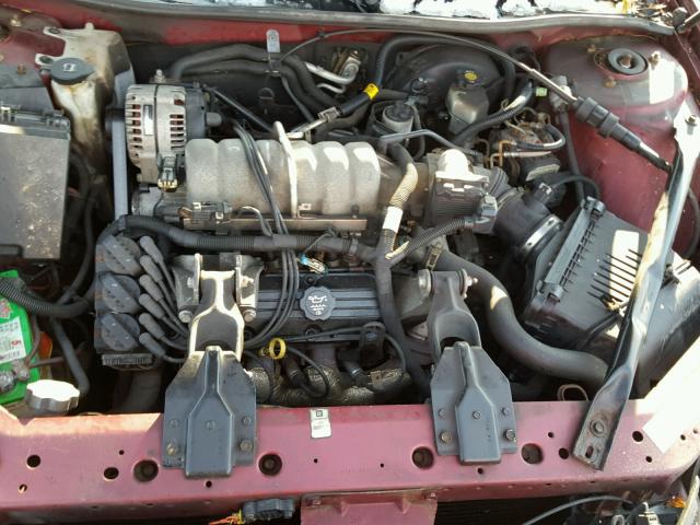 2G2WS522041161141 - 2004 PONTIAC GRAND PRIX BURGUNDY photo 7