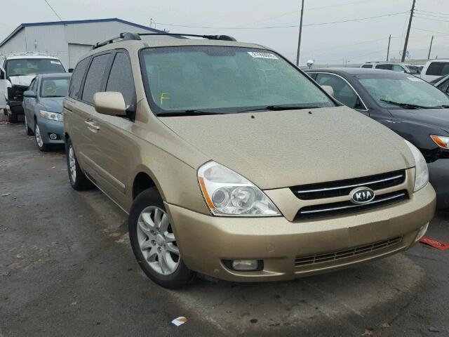 KNDMB233666096395 - 2006 KIA SEDONA EX GOLD photo 1