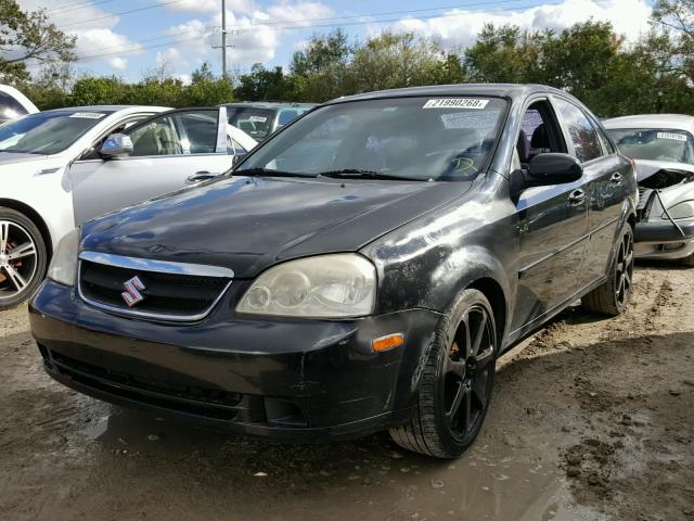 KL5JD56Z88K928950 - 2008 SUZUKI FORENZA BA BLACK photo 2