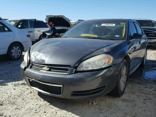 2G1WA5EK1B1105452 - 2011 CHEVROLET IMPALA LS CHARCOAL photo 2