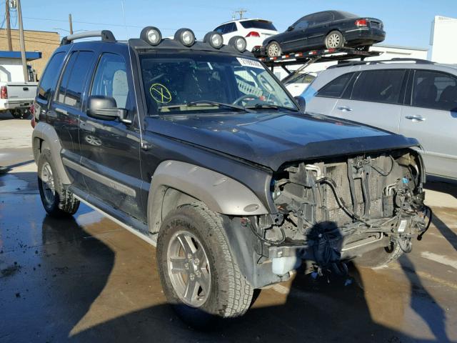 1J4GL38K65W718955 - 2005 JEEP LIBERTY RE GRAY photo 1