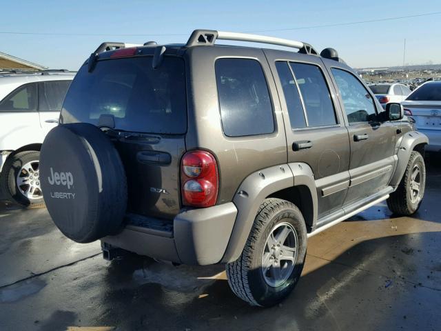 1J4GL38K65W718955 - 2005 JEEP LIBERTY RE GRAY photo 4