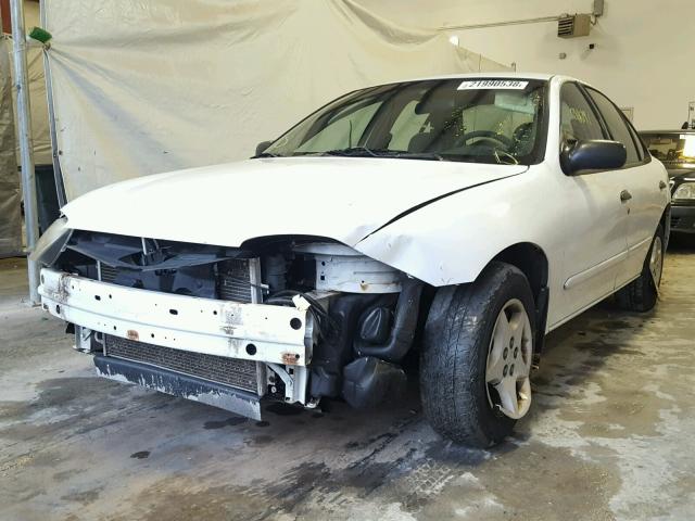 1G1JC52F257145929 - 2005 CHEVROLET CAVALIER WHITE photo 2