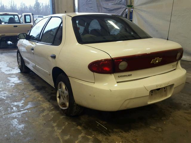 1G1JC52F257145929 - 2005 CHEVROLET CAVALIER WHITE photo 3