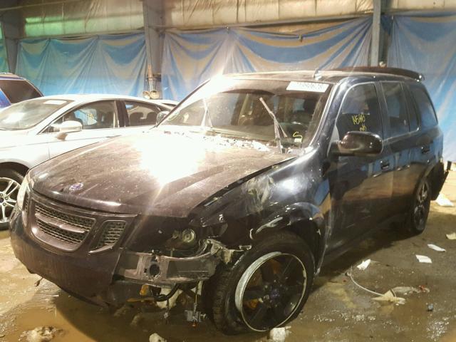 5S3ET13M372804853 - 2007 SAAB 9-7X 5.3I BLACK photo 2