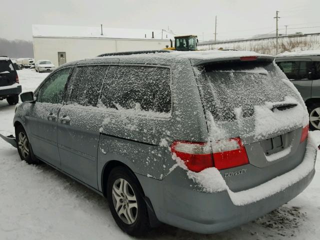 5FNRL38726B127019 - 2006 HONDA ODYSSEY EX SILVER photo 3