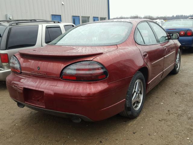 1G2WP52K31F209639 - 2001 PONTIAC GRAND PRIX MAROON photo 4