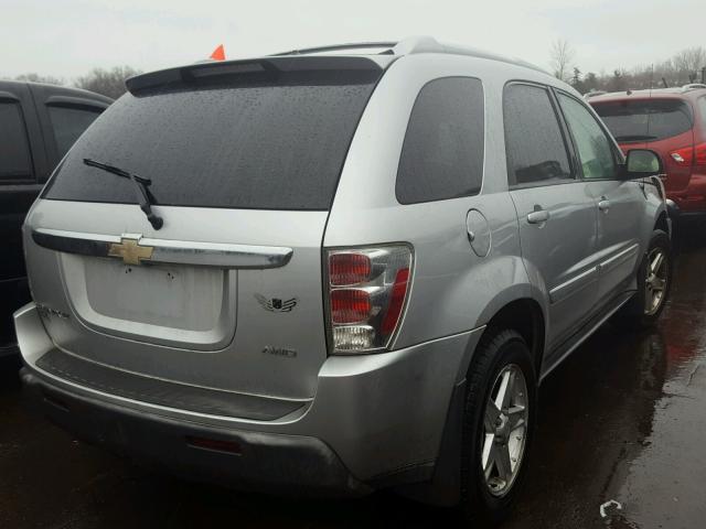 2CNDL73F356207199 - 2005 CHEVROLET EQUINOX LT SILVER photo 4