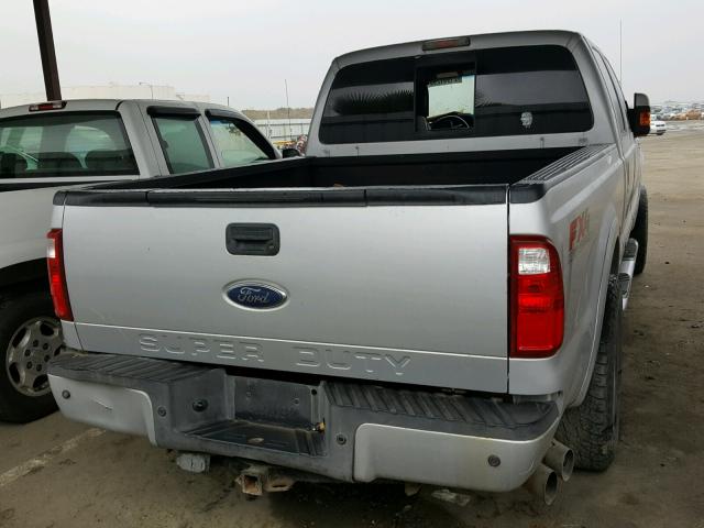 1FTWW31R38EA96597 - 2008 FORD F350 SRW S GRAY photo 4