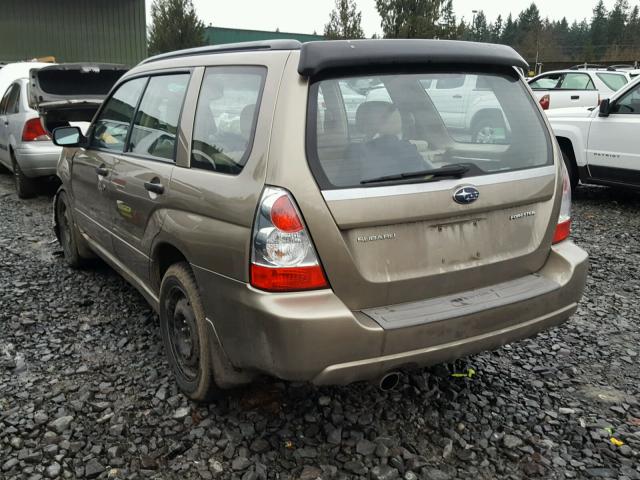 JF1SG63678H700432 - 2008 SUBARU FORESTER 2 GOLD photo 3