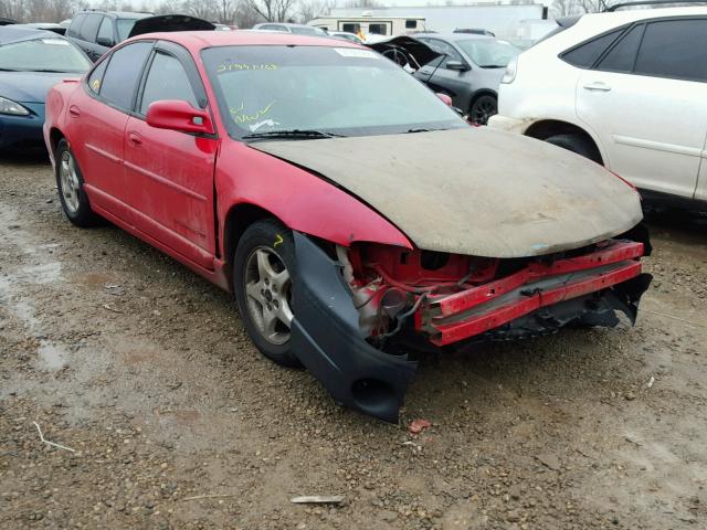 1G2WP52KXXF228696 - 1999 PONTIAC GRAND PRIX RED photo 1