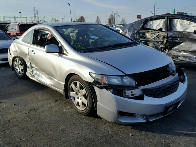 2HGFG1B65AH528063 - 2010 HONDA CIVIC LX SILVER photo 1