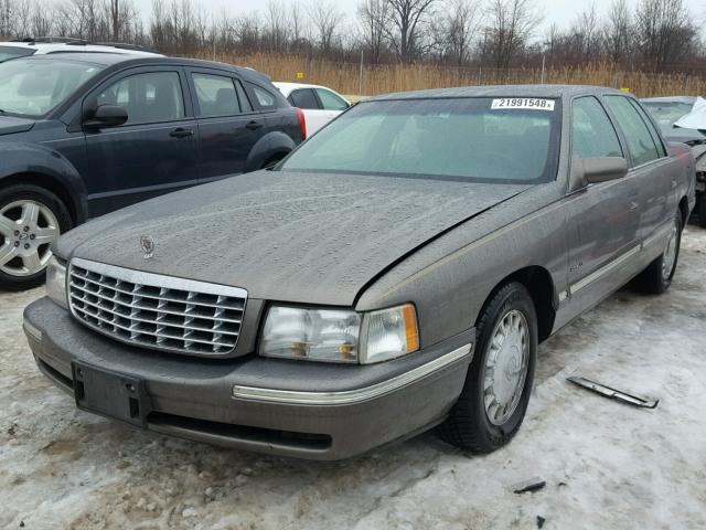 1G6KD54Y2XU797495 - 1999 CADILLAC DEVILLE GRAY photo 2