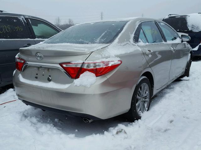 4T1BF1FK1FU883609 - 2015 TOYOTA CAMRY LE TAN photo 4