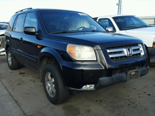 5FNYF28587B022112 - 2007 HONDA PILOT EXL BLACK photo 1