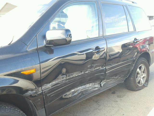 5FNYF28587B022112 - 2007 HONDA PILOT EXL BLACK photo 10