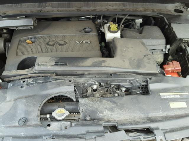 5N1AL0MM8DC308445 - 2013 INFINITI JX35 BASE MAROON photo 7